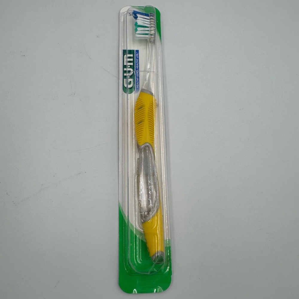 GUM Sunstar 591 Compact Soft Toothbrush Yellow